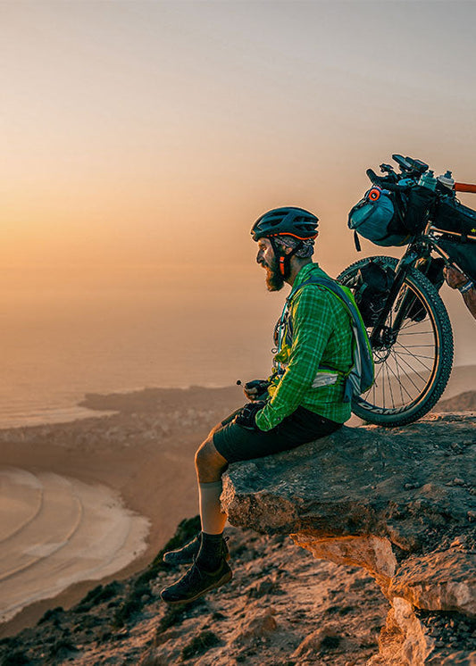 On my bike, i met the world